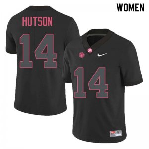 NCAA Women's Alabama Crimson Tide #14 Don Hutson Stitched College Nike Authentic Black Football Jersey JQ17W83XG